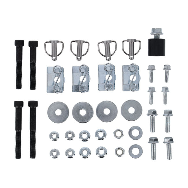 Cycle Visions bagger tail bag mount kit chrome Saddlebags Mounts Cycle Visions