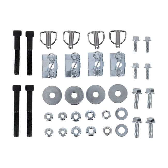 Cycle Visions bagger tail bag mount kit black Saddlebags Mounts Cycle Visions