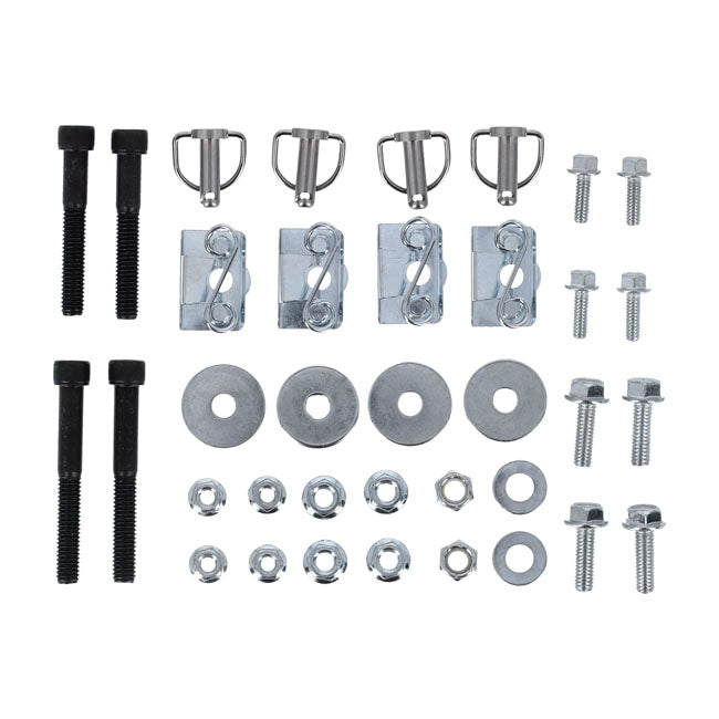 Cycle Visions bagger tail bag mount kit chrome Saddlebags Mounts Cycle Visions