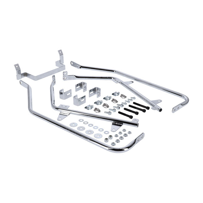 Cycle Visions bagger tail bag mount kit chrome Saddlebags Mounts Cycle Visions