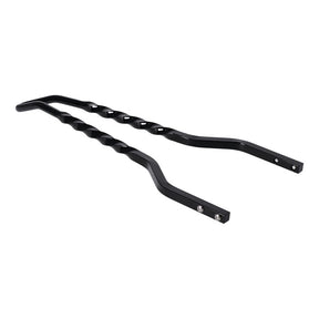 Cycle Visions Twisted Stick sissy bar 18", black Sissy Bars Cycle Visions