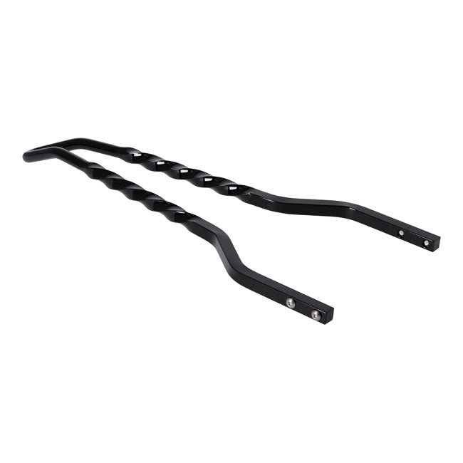 Cycle Visions Twisted Stick sissy bar 18", black Sissy Bars Cycle Visions