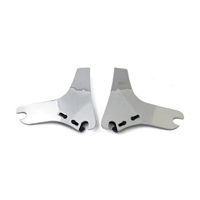 Cycle Visions, detachable sissy bar side plates. Chrome Sissy Bars Side Plates Cycle Visions