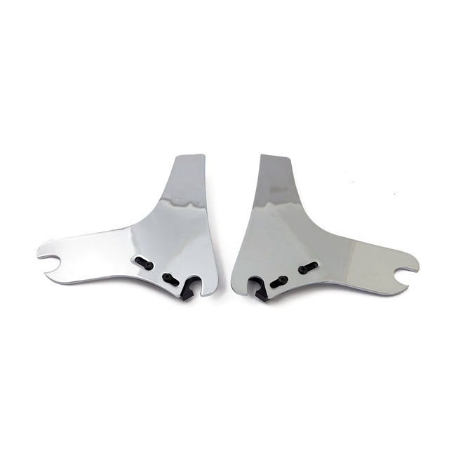 Cycle Visions, detachable sissy bar side plates. Chrome Sissy Bars Side Plates Cycle Visions
