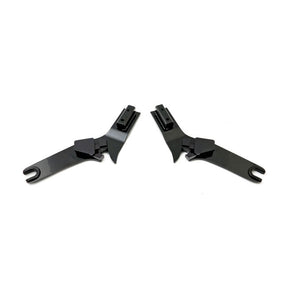 Cycle Visions, detachable sissy bar side plates. Black Sissy Bars Side Plates Cycle Visions