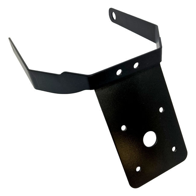 Dmp, Under Fender License Plate Holder. Black License Plate Brackets Danish Motorcycle Parts