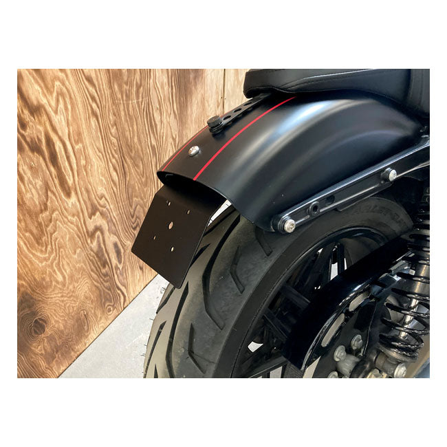 Dmp, Under Fender License Plate Holder. Black License Plate Brackets Danish Motorcycle Parts