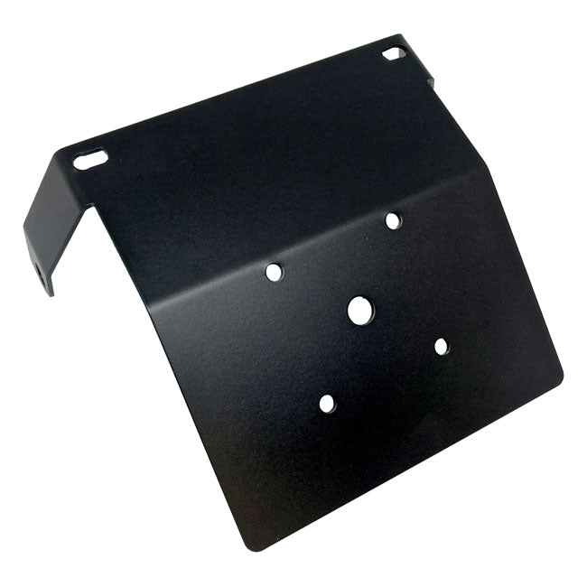 Dmp, Under Fender License Plate Holder. Black License Plate Brackets Danish Motorcycle Parts