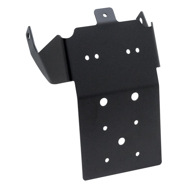 Dmp, Under Fender License Plate Holder. Black License Plate Brackets Danish Motorcycle Parts