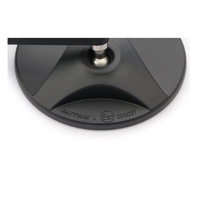 Daytona, clamp-on ABS mirror. 22mm Mirrors Daytona