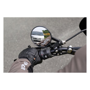 Daytona, clamp-on ABS mirror. 22mm Mirrors Daytona