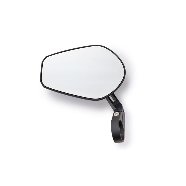 Daytona, clamp-on Flat D-mirror. Number 15 Mirrors Daytona
