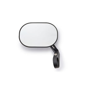 Daytona, clamp-on Flat D-mirror. Number 16 Mirrors Daytona
