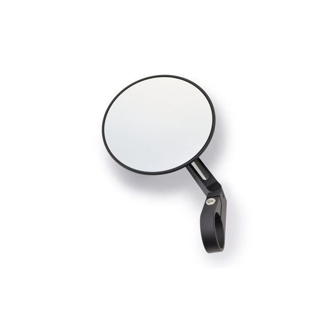 Daytona, clamp-on Flat D-mirror. Number 17 Mirrors Daytona