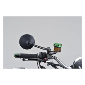Daytona D Mirror 3 Round Rod Alu Black Mirrors Daytona