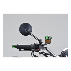 Daytona D Mirror 3 Round Rod Alu Black Mirrors Daytona