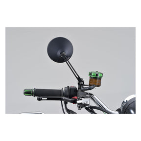Daytona D Mirror 3 Round Rod Alu Black Mirrors Daytona