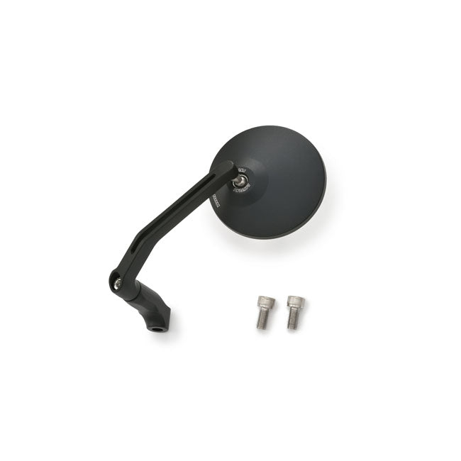 Daytona D Mirror 3 Round Rod Alu Black Mirrors Daytona