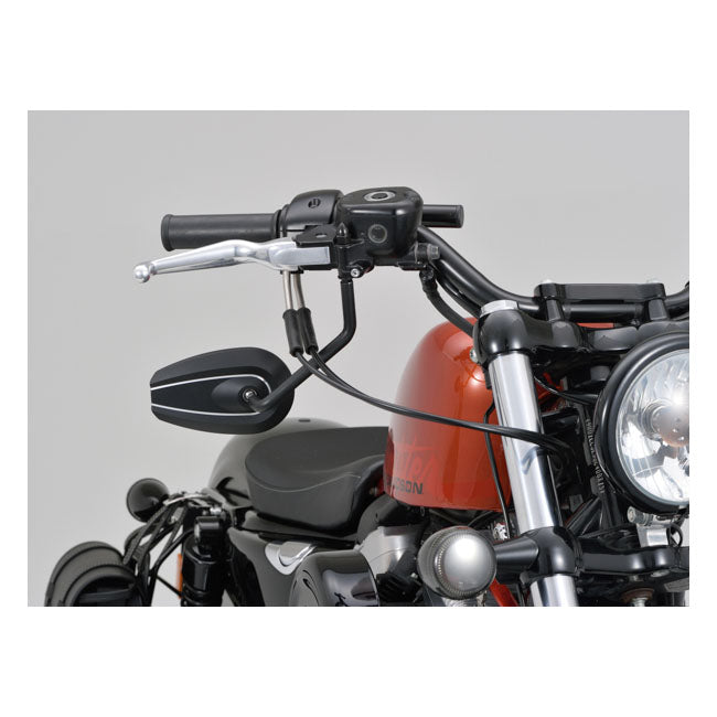 Daytona D Mirror 6 Rod Left Aluminium Mirrors Daytona