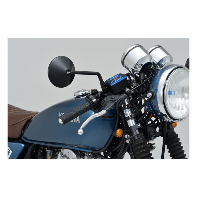 Daytona D Mirror 10 Rod Abs+Steel Pair Mirrors Daytona