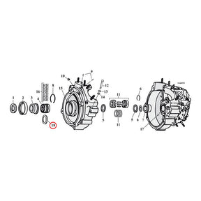 Sprocket Shaft Bearing Spacer Shim .092" Sprocket Shafts Bearing Spacers Mcs