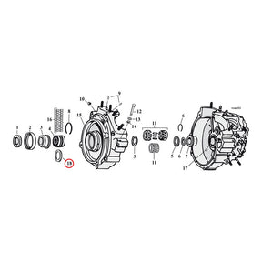 Sprocket Shaft Bearing Spacer Shim .094" Sprocket Shafts Bearing Spacers Mcs