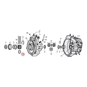 Sprocket Shaft Bearing Spacer Shim .100" Sprocket Shafts Bearing Spacers Mcs