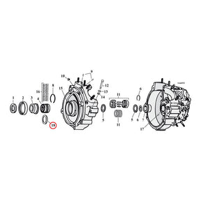 Sprocket Shaft Bearing Spacer Shim .104" Sprocket Shafts Bearing Spacers Mcs