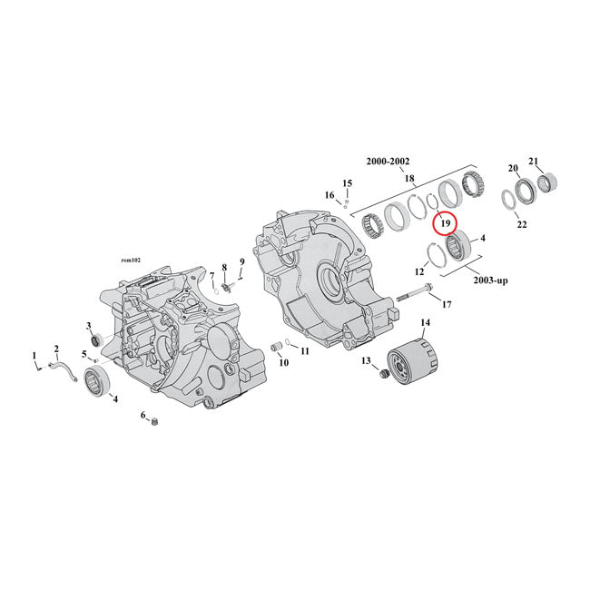 Sprocket Shaft Bearing Spacer Shim .104" Sprocket Shafts Bearing Spacers Mcs