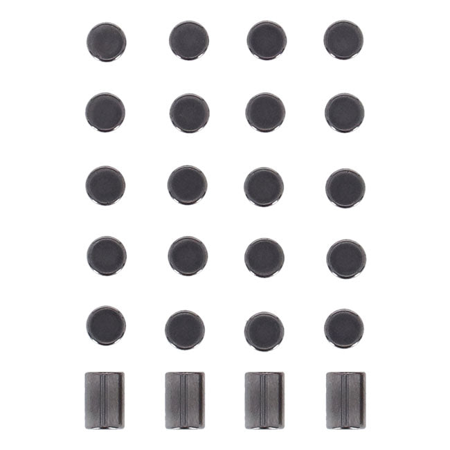 Pinion Shaft (Left Side) Crankcase Rollers. +.0004" Rollers Mcs