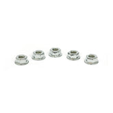 M8 X 1.25 Flanged Lock Nut 25 Pack Nuts Flanged Chrome Metric Gardner Westcott