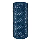 ZANheadgear Motley Tube polyester blue paisley Tunnels Zan Headgear