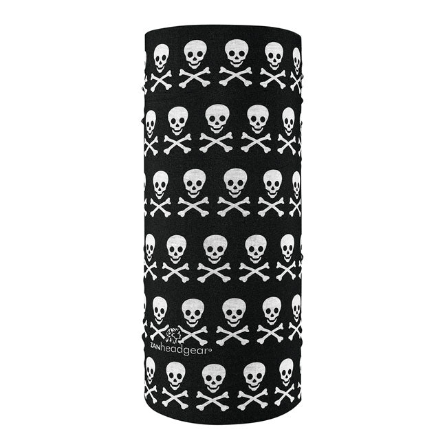 ZANheadgear Motley Tube polyester skull & crossbones Tunnels Zan Headgear