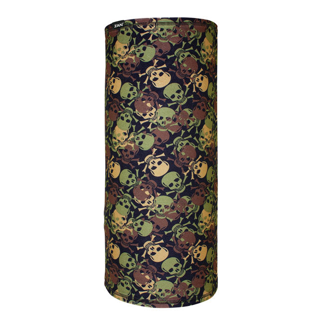 ZANheadgear Motley Tube sportflex all over skull camo Tunnels Zan Headgear
