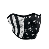 ZANheadgear Half Mask neoprene white flag Face Masks Zan Headgear
