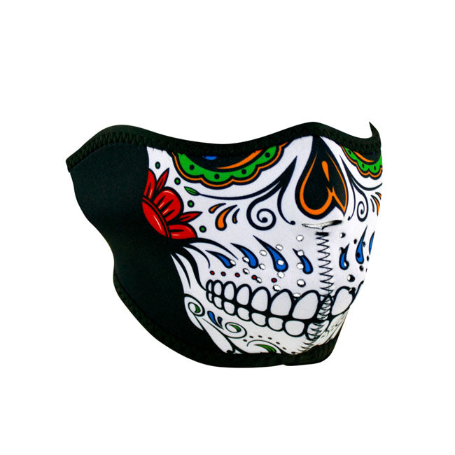 ZANheadgear Half Mask neoprene muerte skull Face Masks Zan Headgear
