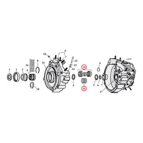 Inner Bearing Race, Pinion Shaft Pinion Shaft Bearings Mcs