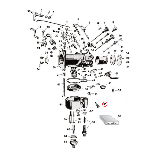 Screw/Pin And Screw Kit Carbs Linkert Repl Parts Samwel
