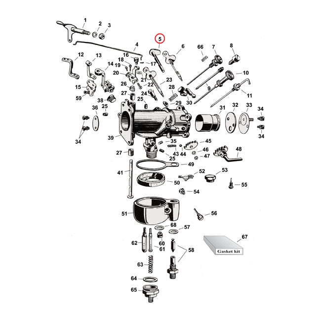 Air Intake Shaft, With Screws Carbs Linkert Repl Parts Samwel