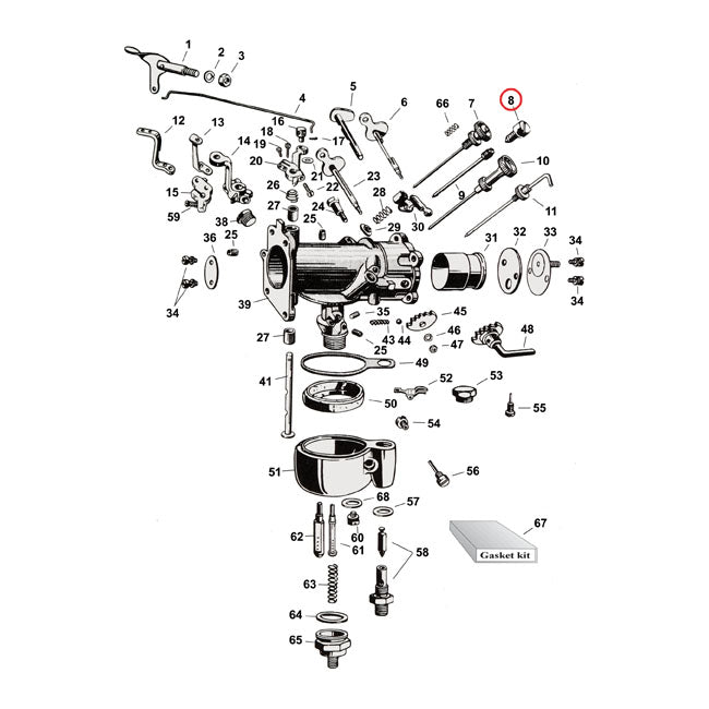 Lock Screw, High Speed Needle Valve Carbs Linkert Repl Parts Samwel