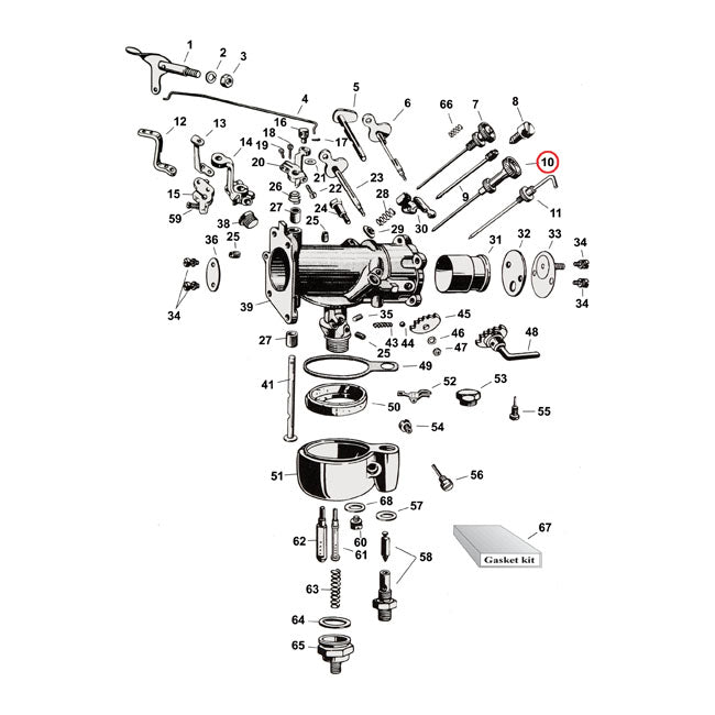 Adjustable High Speed Needle Carbs Linkert Repl Parts Samwel
