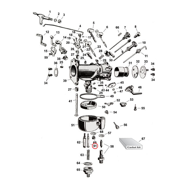 Main Nozzle Carbs Linkert Repl Parts Samwel