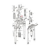 Washer Lock, Softail Springer Fork Springer Rebuild Parts Samwel