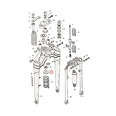 Spring Cup, Compression Spring Springer Rebuild Parts Samwel