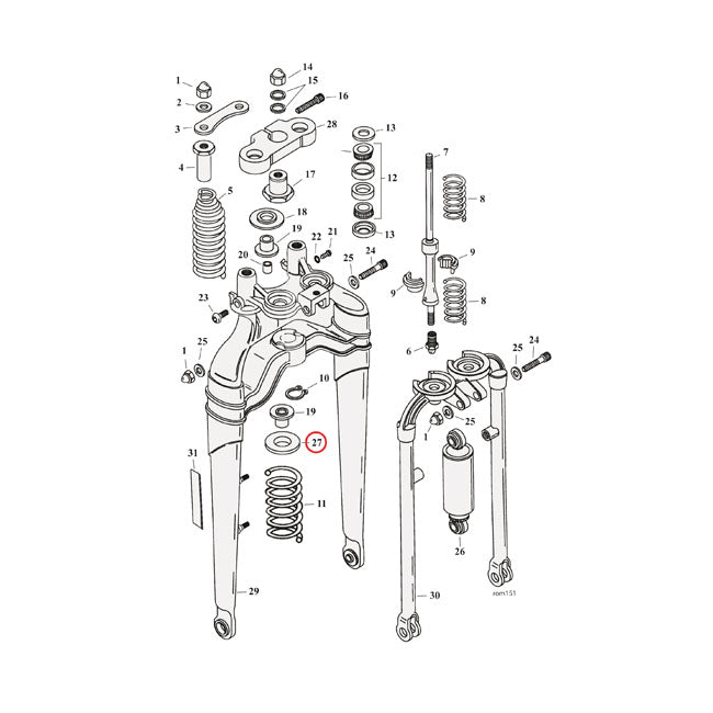 Spring Cup, Compression Spring Springer Rebuild Parts Samwel
