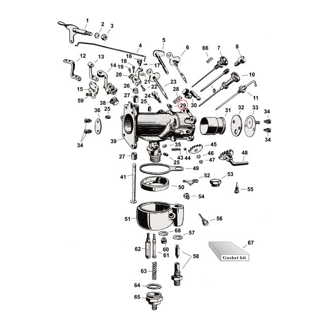 Spring Collar Carbs Linkert Repl Parts Mcs