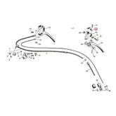 Clamp, Brake Lever Bracket Cable Misc Samwel