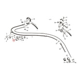 Clip, Handlebar, Brake Cable, All, Chrom Cable Misc Samwel