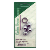 Gw, Rocker Shaft End Nut Set. Acorn Style, Chrome Rocker Shaft Nut Kits Gardner Westcott