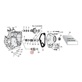 S&S Cycle Breather Gear Spacing Shim Kits Breather Valves S&S Cycle